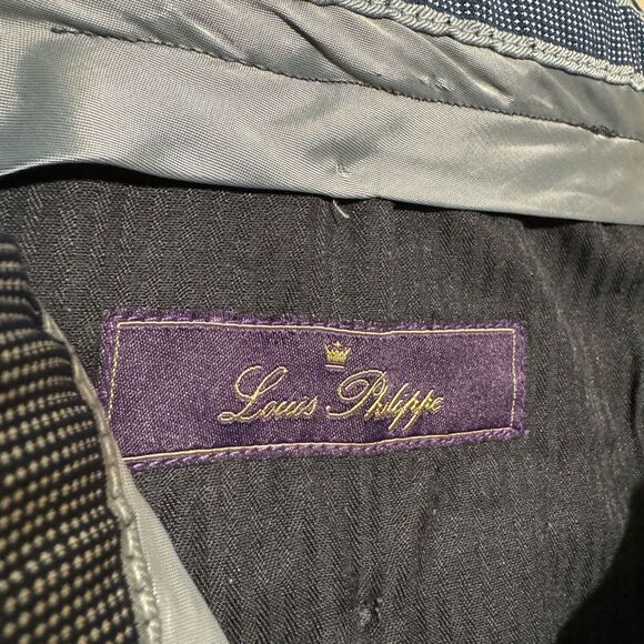 SALE! Men’s Charcoal Louis Philippe Dress Pants Size 32 EUC - Picture 7 of 7